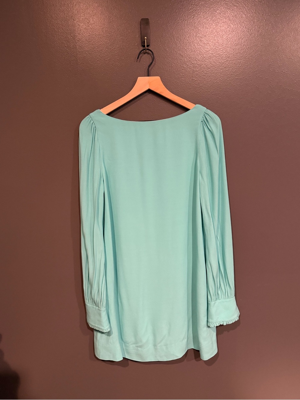 kate spade Mint Green Long Sleeve Shift Dress